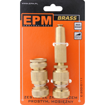 ZESTAW ZE ZRASZACZEM PROSTYM MOSIĘŻNY