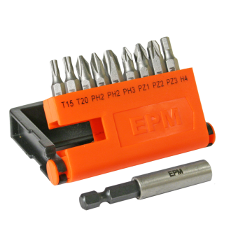 Zestaw bitów z uchwytem 10elem. EPM E-400-0370