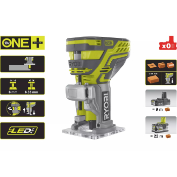 Frezarka górnowrzecionowa Ryobi R18TR-0 18V 5133002917