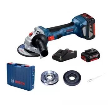 SZLIFIERKA KĄTOWA AKUMULATOROWA GWS 180-LI 2*4.0*AH BOX