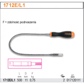 CHWYTAK MAGNETYCZNY GIĘTKI Z PODŚWIETLENIEM