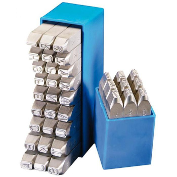 KOMPLET ZNACZNIKÓW TYPU R LITERY 10MM