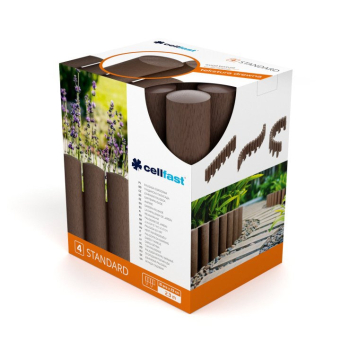 PALISADA OGRODOWA  STANDARD14,5CM*2,3MB BRĄZOWA