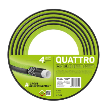 WĄŻ OGRODOWY QUATTRO 1/2 15M