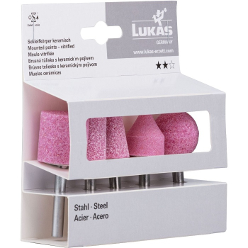 ZESTAW ŚCIERNIC TRZPIENIOWYCH LUKAS DO STALI