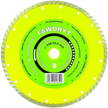 TARCZA DIAMENTOWA TURBO FAWORYT 115MM