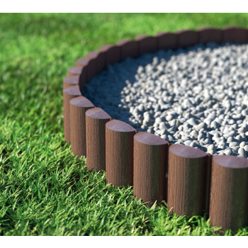 PALISADA OGRODOWA  ECO 2,4M BRĄZOWA