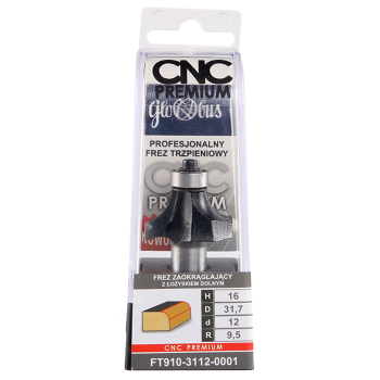 FREZ TRZPIENIOWY CNC PREMIUM ZAOKRĄGLAJĄCY 25.4*11*8