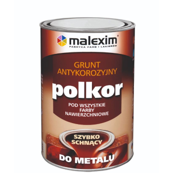 SZYBKOSCHNĄCY ANTYKOROZYJNY GRUNT POLKOR CZERWONY T 3009 5L