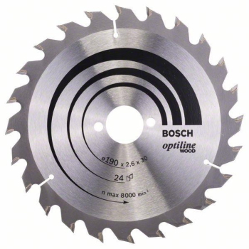 Tarcza pilarska Bosch 2608640615 Speedline 190X2,6X30 Z24