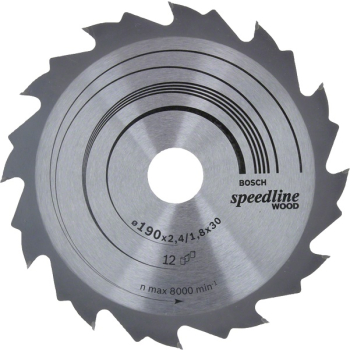 PIŁA TARCZOWA H SPEEDLINE 190*2,6*30Z12