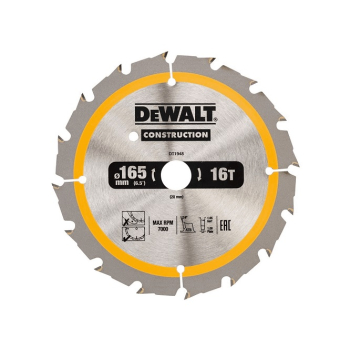 PIŁA TARCZOWA DO DREWNA 165/20MM, 16 ZĘBÓW