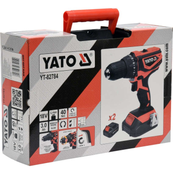 WIERTARKO-WKRĘTARKA 18V, 2 AKUMULATORY