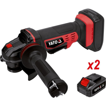 SZLIFIERKA KĄTOWA 125MM 18V 2X3AH