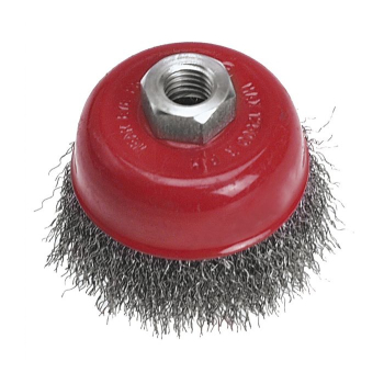 SZCZOTKA DOCZOŁOWA M-14 DRUT STALOWY 100MM