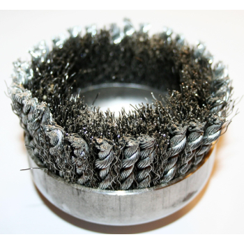 SZCZOTKA DOCZOŁOWA LINKA SPLATANA OCYNKOWANA M-14, FI80MM