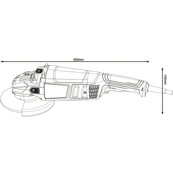 SZLIFIERKA KĄTOWA 230MM GWS 2200W