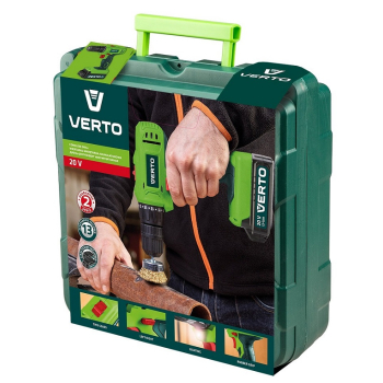 Wiertarko-wkrętarka akumulatorowa Verto 50G291 20V
