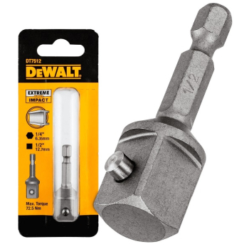 ADAPTER DO ZAKRĘTAREK UDAROWYCH Z 1/4' NA 1/2'