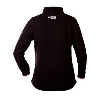 BLUZA POLAROWA DAMSKA CZARNA, ROZMIAR L