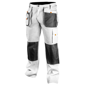 SPODNIE ROBOCZE BIAŁE M/50
