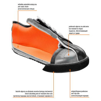 PÓŁBUT ROBOCZY SB, STALOWY PODNOSEK, R41