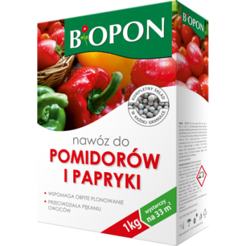 NAWÓZ, DO POMIDORÓW I PAPRYKI GRANULAT 1 KG