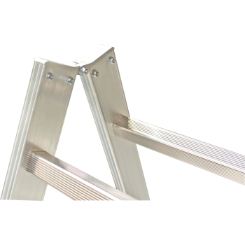 DRABINA ALUMINIOWA DWUSTRONNA STABILO 2*8 SZCZEBLI