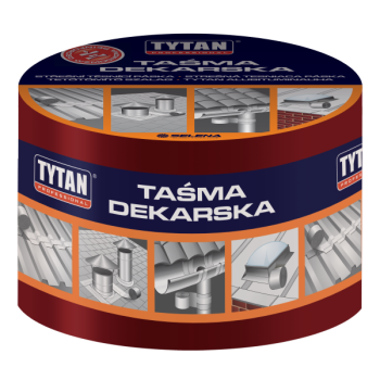 TAŚMA USZCZELNIAJĄCA DEKARSKA 10CM*10MB CZERWONY/CEGLASTY