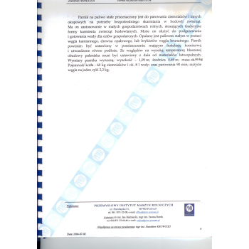 PARNIK Z SZAMOTEM OCYNKOWANY 100 L