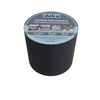 TAŚMA USZCZELNIAJĄCA DEKARSKA 15CM*10MB ANTRACYT