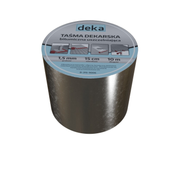 TAŚMA USZCZELNIAJĄCA DEKARSKA 15CM*10MB ALUMINIOWY