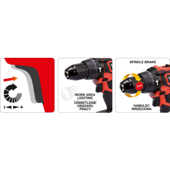 WKRĘTARKA BEZSZCZOTKOWA 18V Z UDAREM BEZ AKUMULATORA