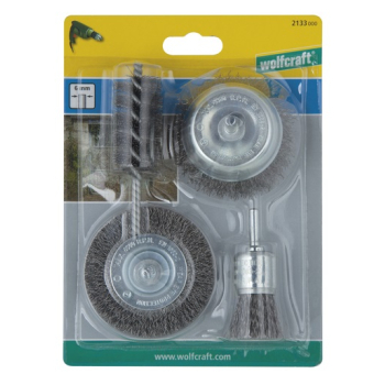 ZESTAW SZCZOTEK DRUCIANYCH 4SZT.