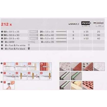FIXTAINER 212 SX+WKRĘTY+HAKI