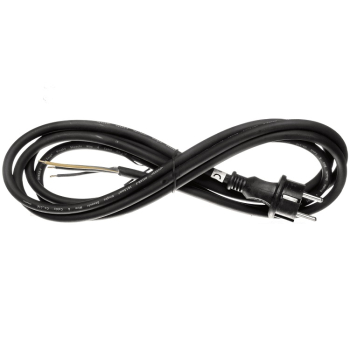 PRZEWÓD PRZYŁĄCZNIOWY WTYCZKA PROSTA OKRĄGŁA 3X1,5 3M