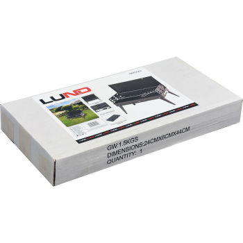 GRILL WĘGLOWY SKŁADANY 42*221CM, WALIZKA