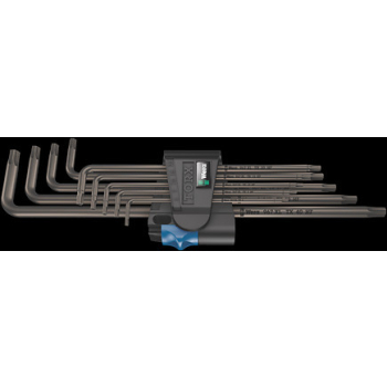 ZESTAW KLUCZY TRZPIENIOWYCH TORX, DŁUGICH, 9CZĘŚĆ