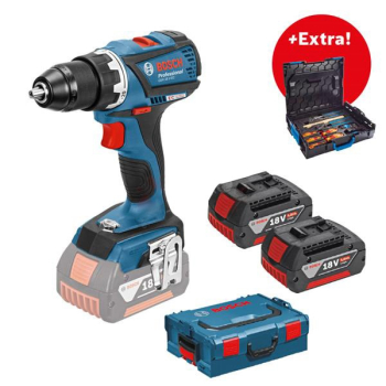 WIERTARKO-WKRĘTARKA GSR 18 V-EC 2*5.0 AH + ZESTAW GEDORE