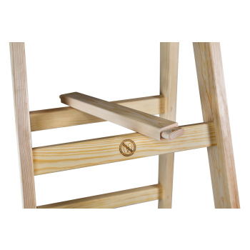 DRABINA DREWNIANA BRAKET STANDARD 2X3 SZCZEBLE 95CM