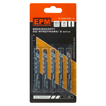 Brzeszczot do wyrzynarki do drewna T119B 5szt. EPM E-540-0014