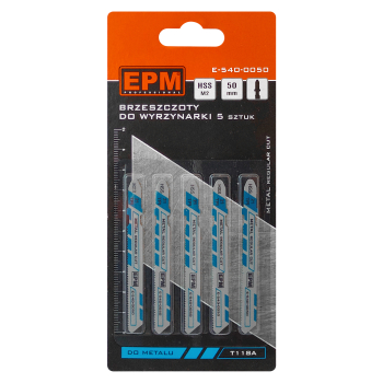Brzeszczot do wyrzynarki do metalu T118A 5szt. EPM E-540-0050