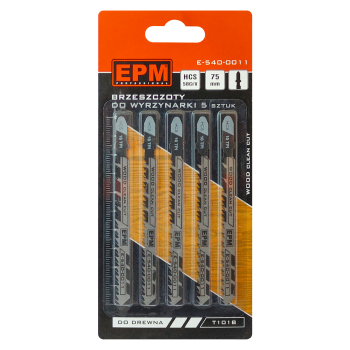Brzeszczot do wyrzynarki do drewna T101B 5szt. EPM E-540-0011