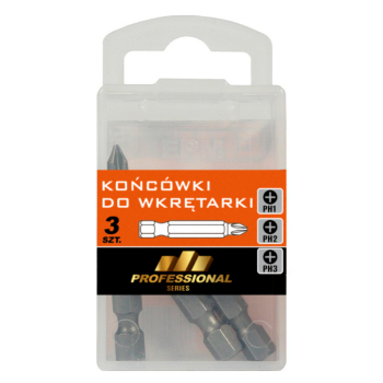Bity długie 50mm PH1,PH2,PH3 kpl. 3 szt. EPM E-400-0377