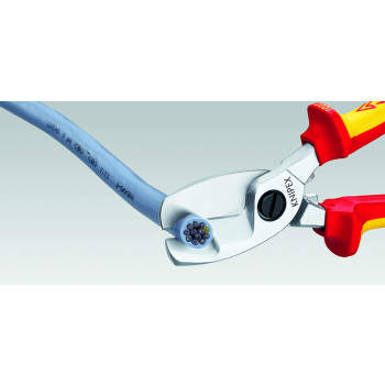 NOŻYCE DO KABLI IZOLOWANE PODWÓJNE OSTRZE 200MM