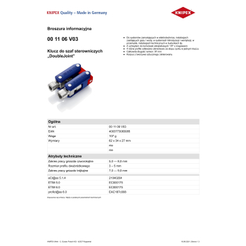 KLUCZE WIELOFUNKCYJNE DO SZAF STEROWNICZYCH DOUBLEJOINT