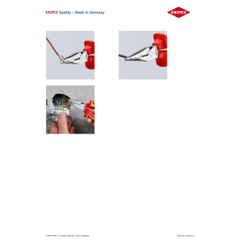 SZCZYPCE UNIWERSALNE Z OSTRO ZAKOŃCZONYMI SZCZĘKAMI PCV145MM