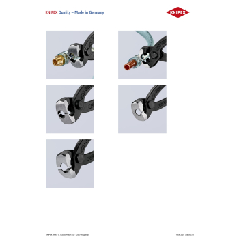 Szczypce do obejm opasek Knipex Oetiker 10 99 I220