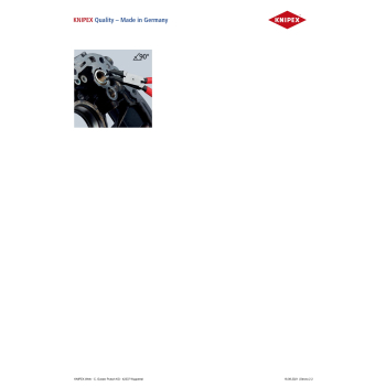 SZCZYPCE DO PIERŚCIENI SEGERA WYGIĘTE 90° WEWNĘTRZNE 170MM