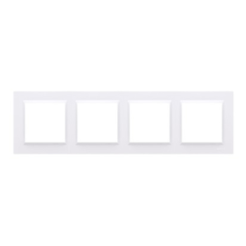 SIMON 10 RAMKA 4-KROTNA BIAŁA
